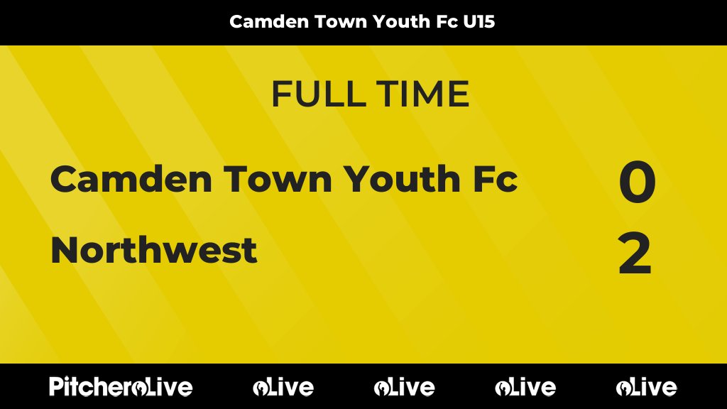 FULL TIME: Camden Town Youth Fc 0 - 2 Northwest
#CAMNOR #Pitchero
camdentownyouthfc.com/teams/265289/m…