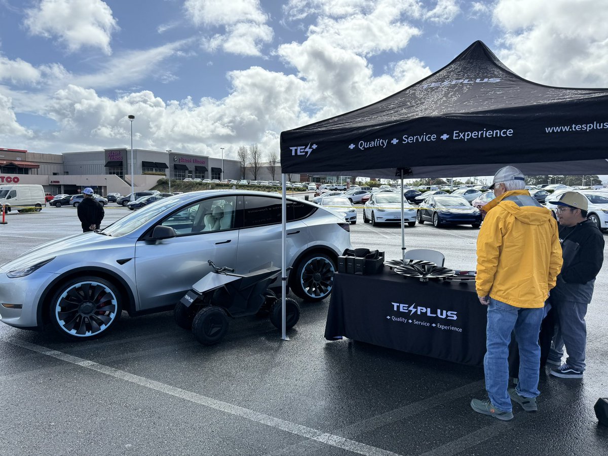 Come to our booth @teslaownersSV Tesla Owners Day🚀