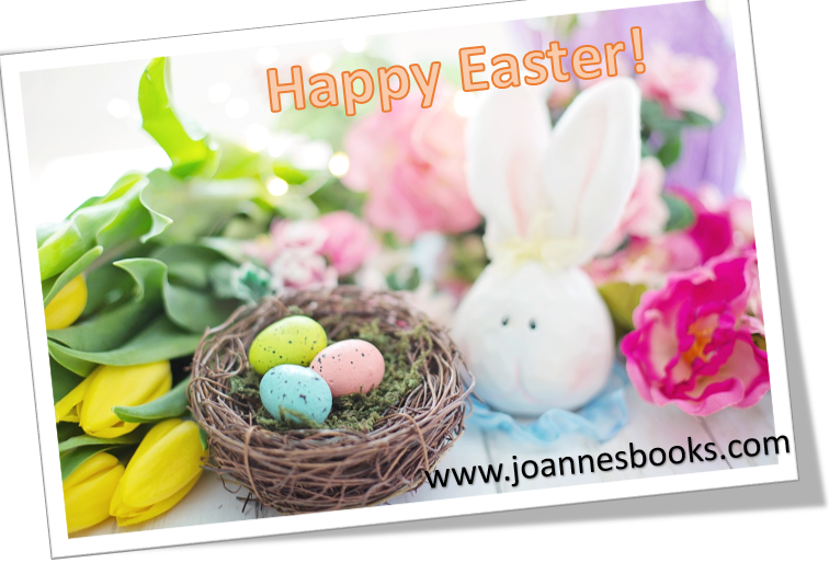 Here’s to Easter and new beginnings! From my family to yours, have a blessed Easter!
bit.ly/2bvW6ja
#Easter2024 #amreading #lovetoread #readers #steamyromance #historicalfiction #murdermystery #Christmas2024 #travel #booksmakegreatgifts #JoannesBooks