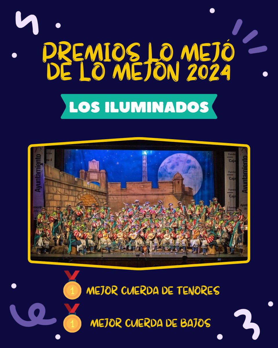 Los Iluminados siguen siendo premiados! En este caso por la Asociacion de Autores del Carnaval de Cádiz!

#Carnaval2024 #tango #Coro #LosIluminados #CorodeDavidyPedrosa #Cádiz #Andalucía #Coac2024 #carnavaldecalle #carrusel #carruseldecoros #carnaval #lomejodelomejon