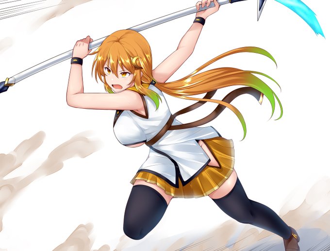 Skebにて、強敵相手でも怯まず立ち向かっていく優姫を描かせて頂きました 