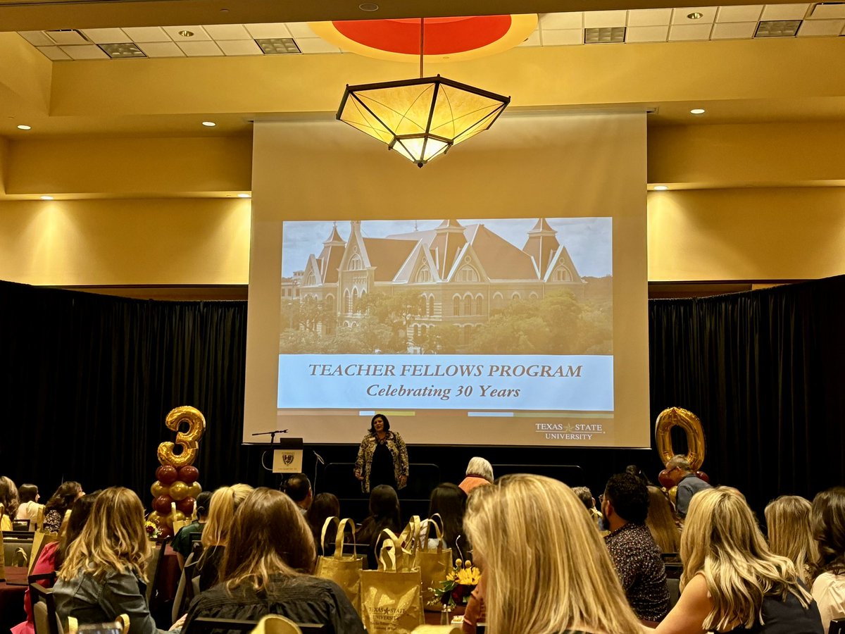 🎓Celebrating 30 years of the Texas State Teacher Fellows program!!! Proud to be a part of this amazing group of educators! 🍎 @txst #Cohort9