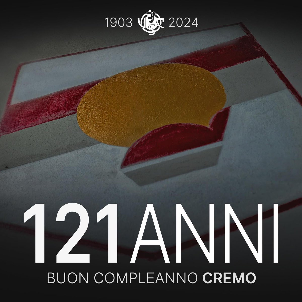 🎂𝟏𝟐𝟏🩶❤️ #AmarsiAncora #forzagrigiorossi #DaiCremo #Cremonese