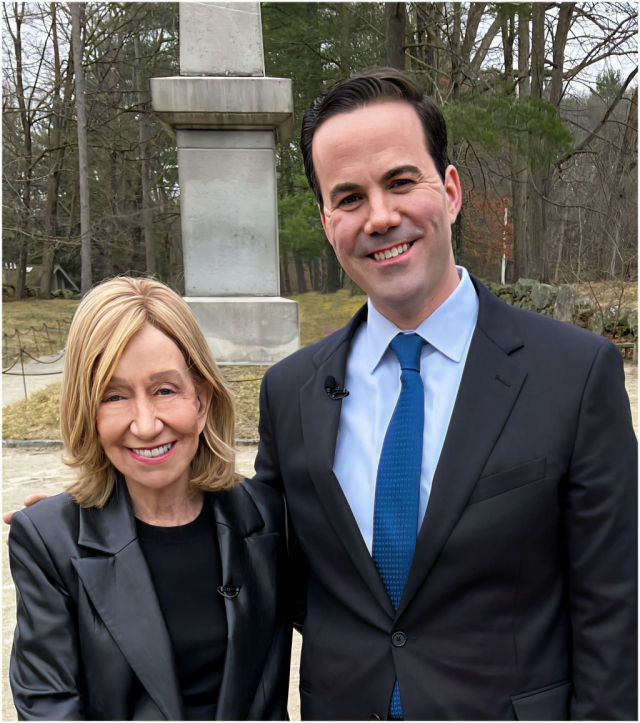 Thanks @costareports for visiting Concord & @ConcordLibrary— where Dick and I gave much of our treasured book collection—to talk about my new book, a personal history of the 1960s & JFK, LBJ, RFK. I am excited for @CBSSunday to see what resonated w/Robert from our conversation!