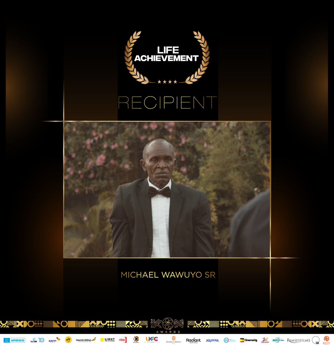 Micheal Wawuyo Sr makes it so easy, Micheal is a star.
Hollywood has Samuel L. Jackson we have Micheal Wawuyo Sr.<a href="/MariamNdagire14/">Mariam Ndagire</a> 

We are inspired by the journey and the impact you have created in our film industry, grateful to the Almighty for we have you.#IkonAwards2024