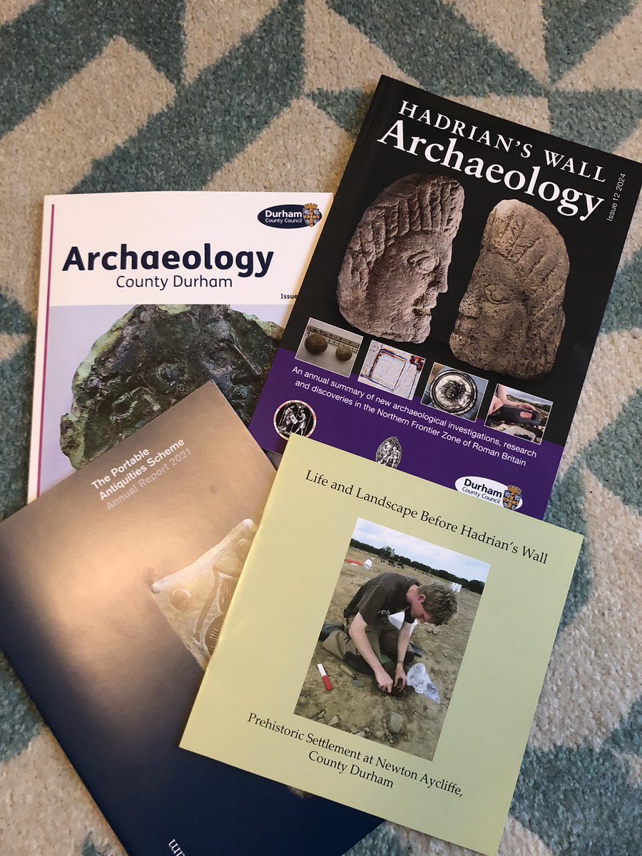 I’ve been to Durham Archaeology Day - it was excellent as usual! And I’ve got my annual reading!