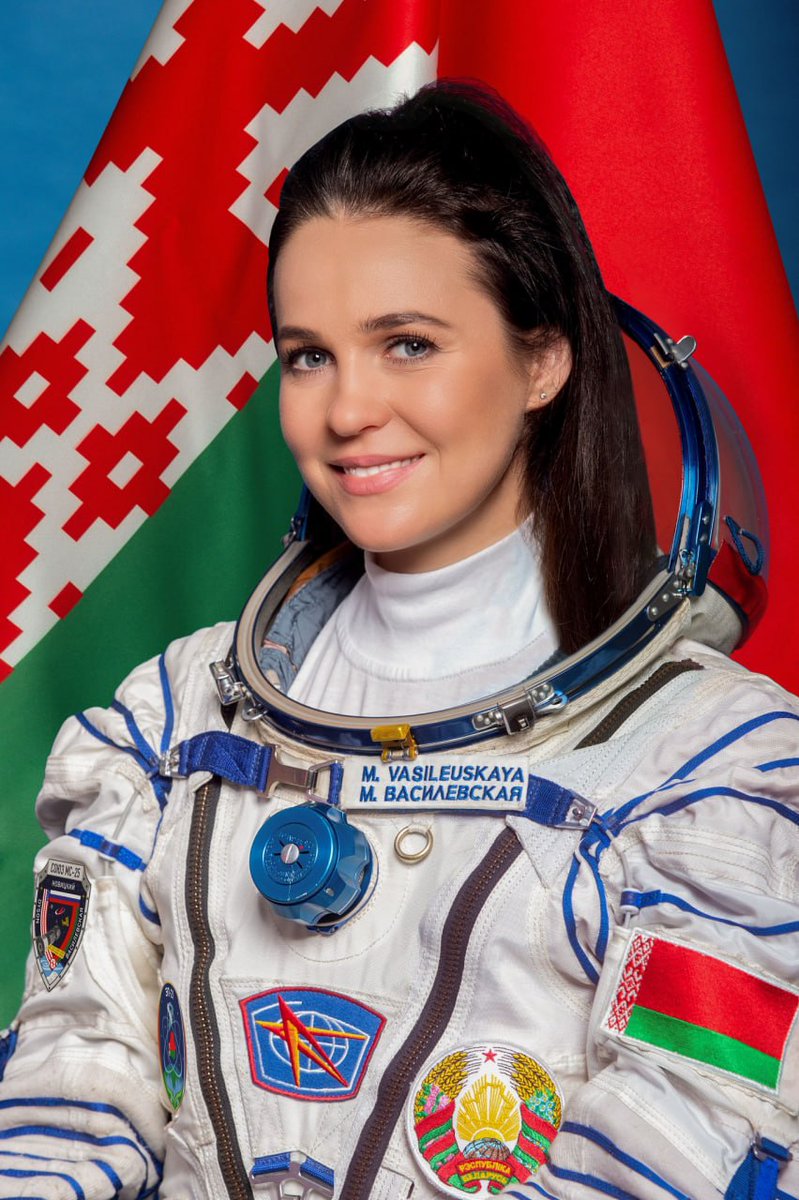 😎🚀Pierwsza białoruska kosmonautka Marina Wasilewskaja już na orbicie.