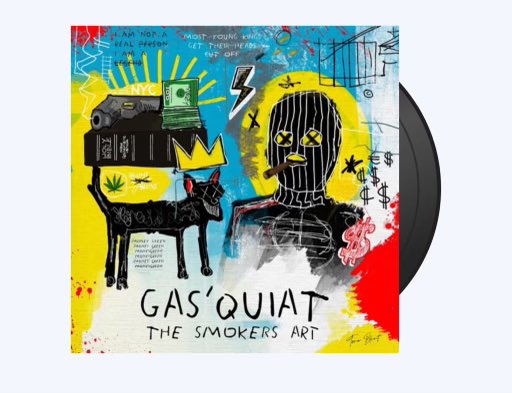 tone_blunt's tweet photo. Gas’Quiat The Smoker’s Art Memorabilia Collection available https://t.co/4fVb4vLXOk @moneygreen.club 4.20 #GTSA Vinyls Available To pre Order & Ship. #MONEYGREENCLUB https://t.co/ivBEokNHPa