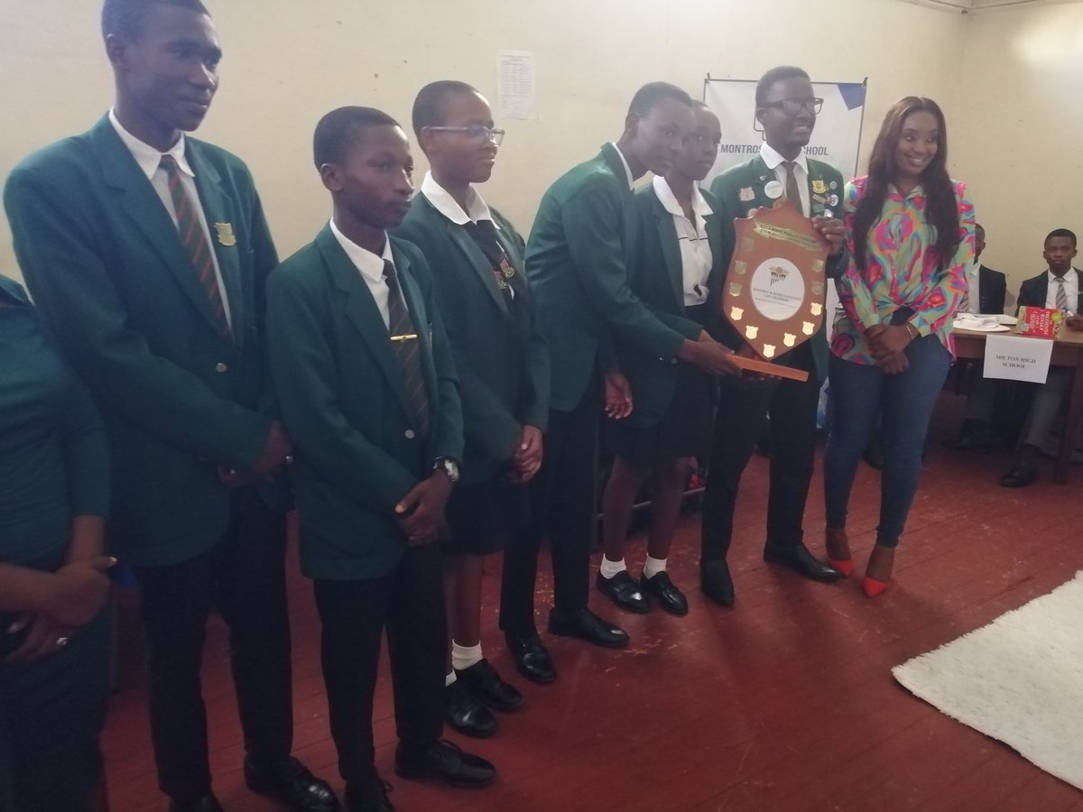 MandlaMthelo's tweet photo. STEM Quiz Finals 1st Place Plumtree High School, 2nd Place Sizane and 3rd Place Sobukhazi High School. Thanks to @econetzimbabwe @ZimEversharp @LobelsB https://t.co/GDNIkpEHKy