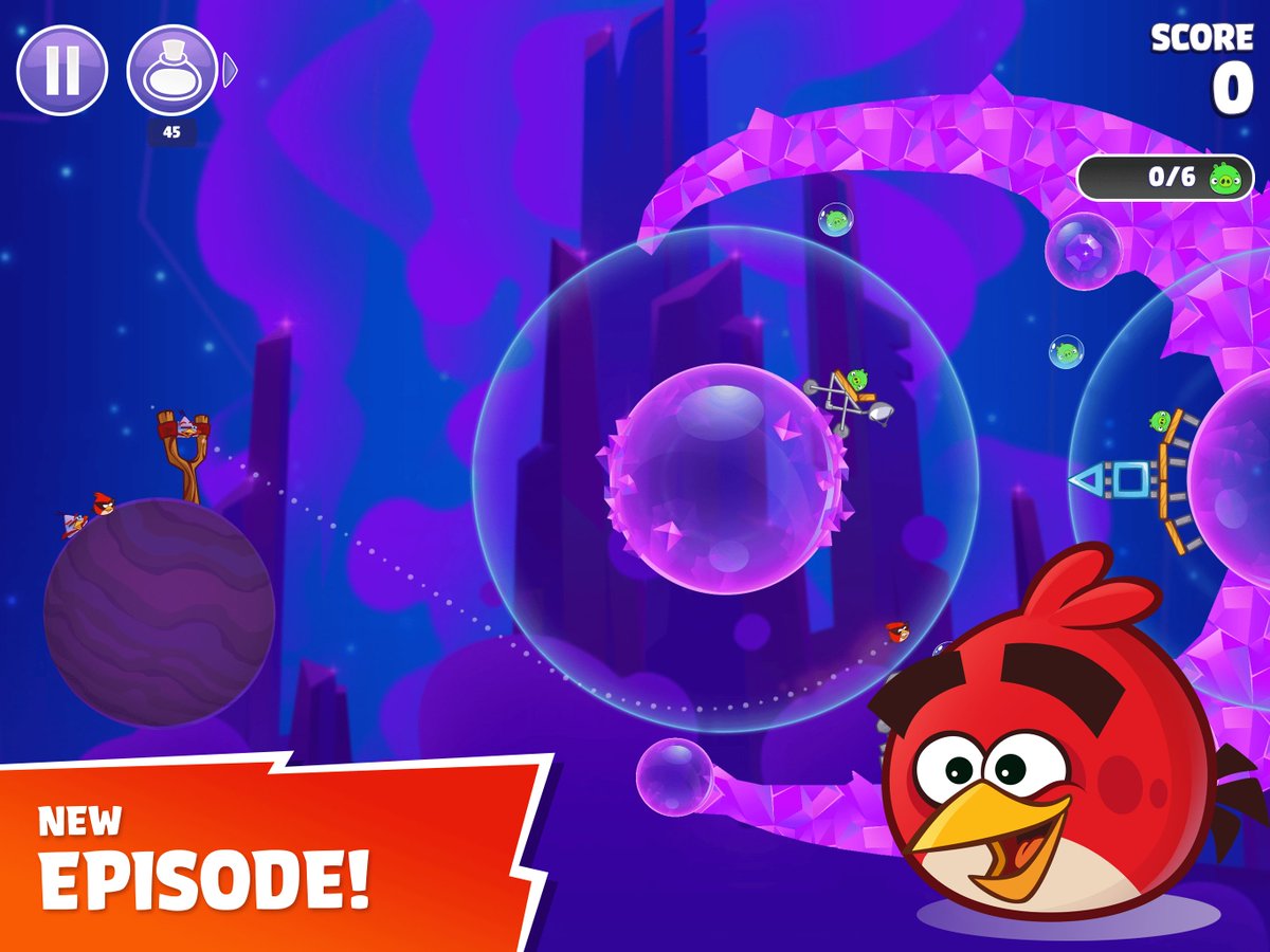 the pigs can't leave space alone...Angry Birds Reloaded 3.2 is here! let's flap to it flock! rov.io/ABReloaded-3.2