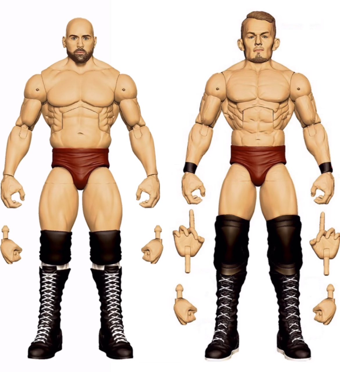 Wrestling Figure News Source on X: SANTAHAUSEN MICRO BRAWLERS