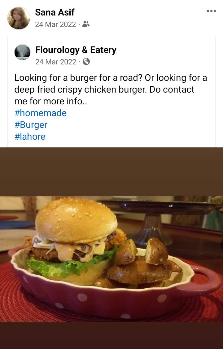 Sana_a_l's tweet image. #Homemade
#SmallVendor
#HomebasedBusiness
#Homebased
#Lahore