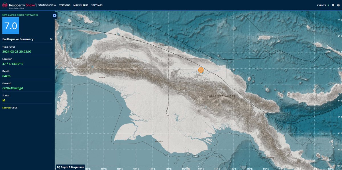 gmrpetricca's tweet photo. Preliminary M7.0 in #PapuaNewGuinea.
@raspishake #StationView https://t.co/XFRvdWW8lR