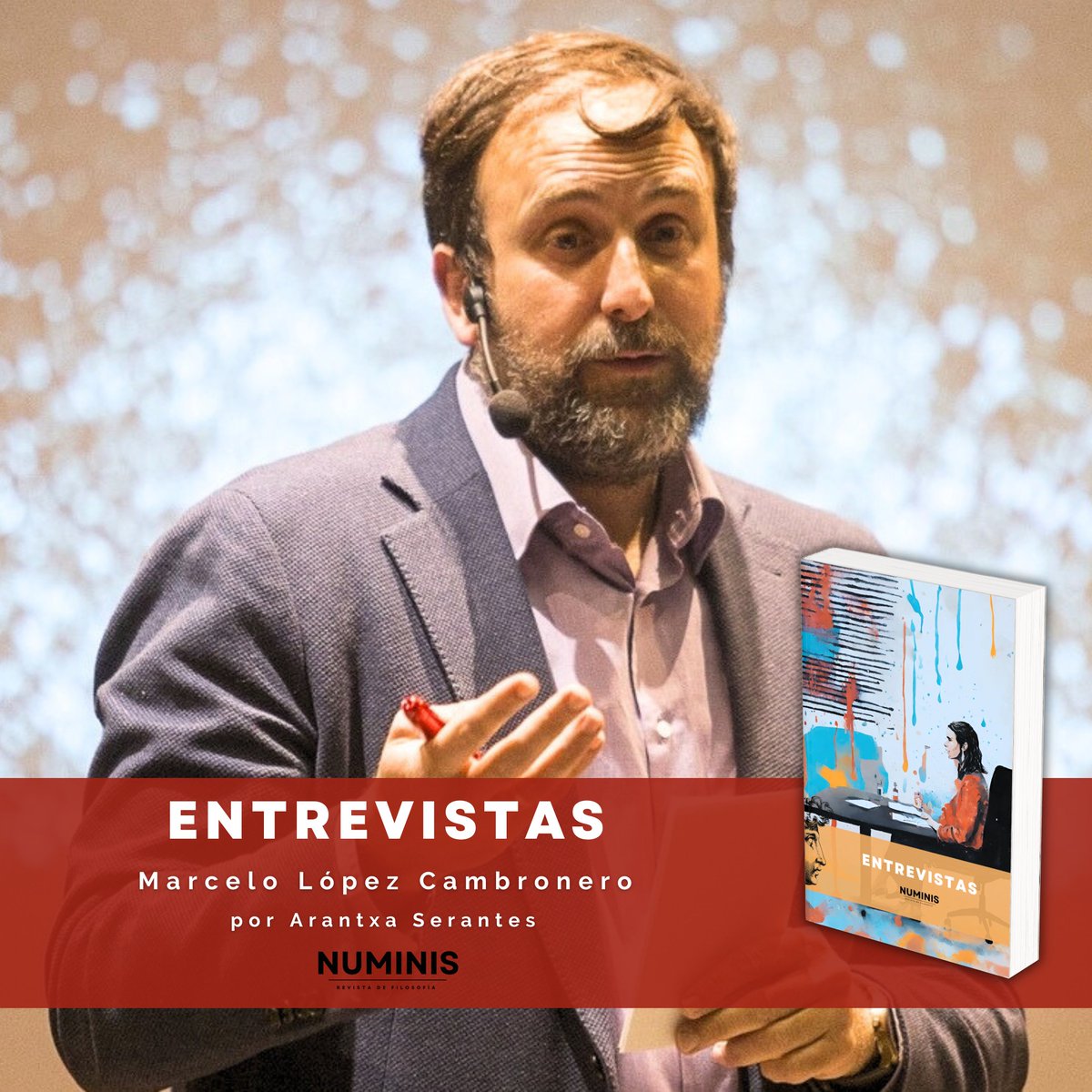 Hoy en Numinis <a href="/arantxaserantes/">Arantxa Serantes</a> nos trae una entrevista realizada al profesor Marcelo López Cambronero.
"La Filosofía debe de ocuparse de los temas contemporáneos, intentar comprenderlos y abordarlos con la mayor información y seriedad posible..." numinisrevista.com/2024/03/entrev…