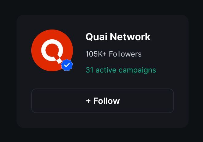 Quai Network ⚡️💵 tweet media