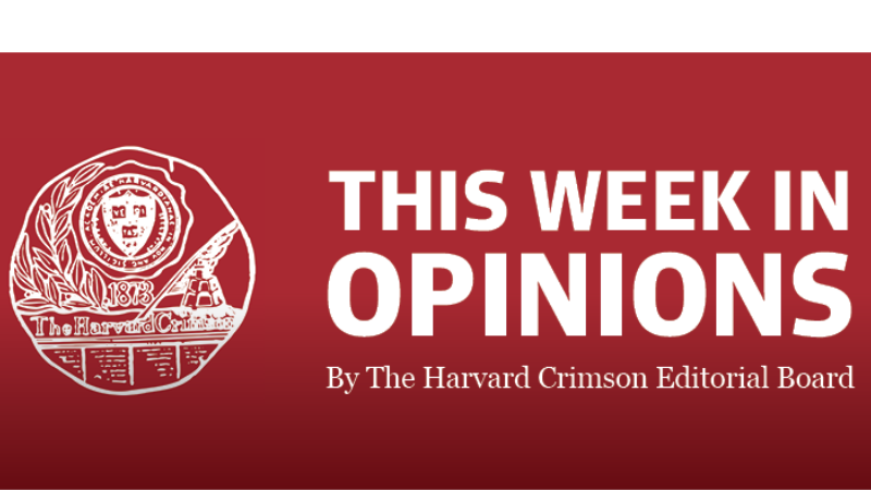 BIG: @thecrimson is starting a weekly opinion newsletter. With the discourse about Harvard and higher ed churning faster than ever, it can be hard to keep up. This Week in Opinions, launching Sun., will have all you need to stay in the loop. Subscribe: thecrimson.com/subscribe/