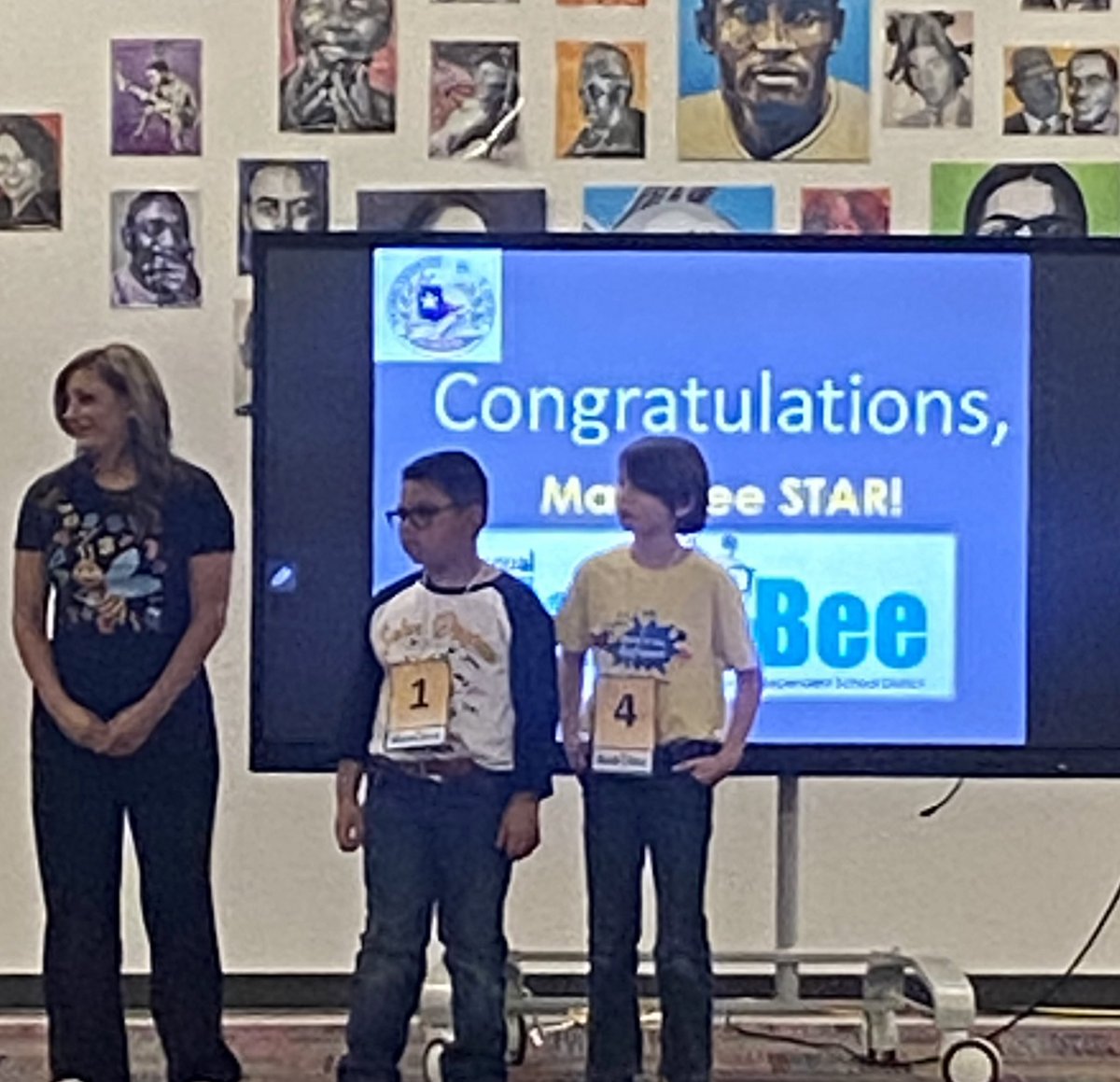 💙🐝Congratulations to our 3rd grade Math Bee winner, Jose Valles, for clinching 2nd place in the SISD district competition! 🐝💙 Way to show off those math skills! #MathBee #TEAMDrugan @RAlva_JDS @cmercado_JDS @vesparza_JDS