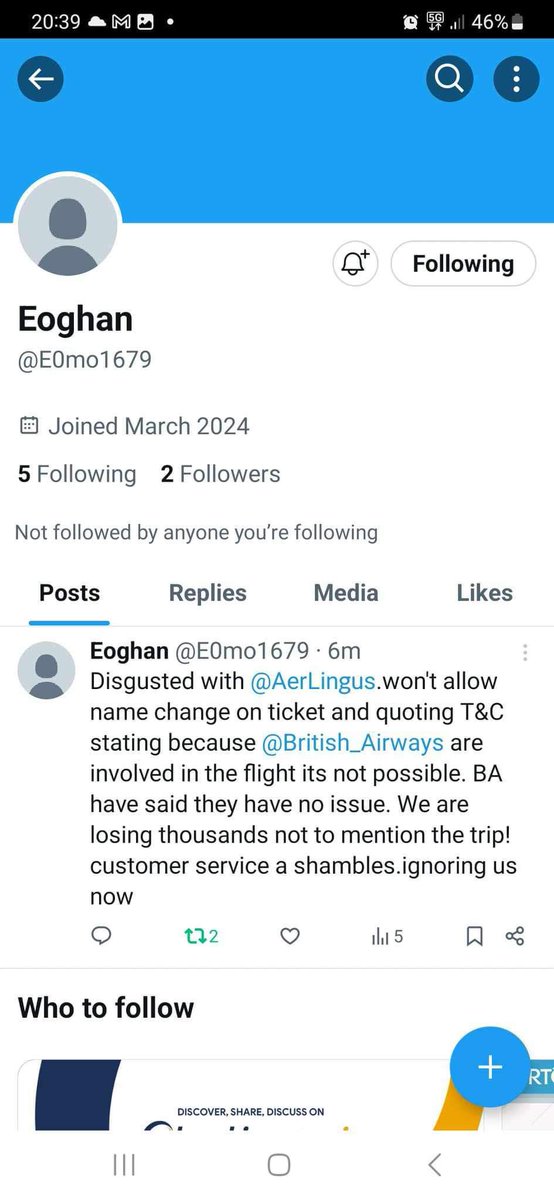 Horrendous this. Sort it out <a href="/AerLingus/">Aer Lingus</a>