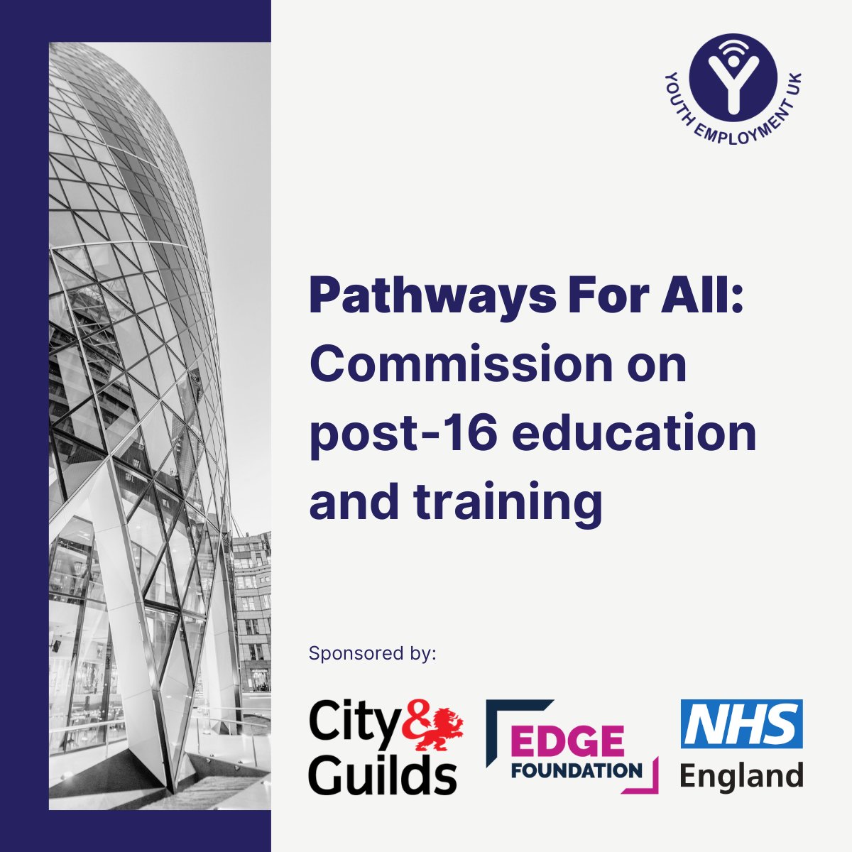 Pathways For All: An Independent Commission Report on Post-16 education In its report, an independent commission challenges the government's rush to streamline post 16 qualifications & the risks it poses to some young people. Read the report in full here: eu1.hubs.ly/H087shS0