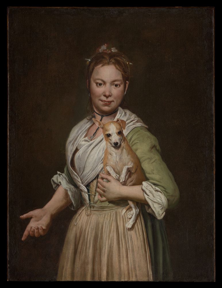 Ciao miei carissimi amici Buona domenica🌹 ------ Greetings All🌹 Title: A Woman with a Dog Artist: Giacomo Ceruti (Italian, Milan 1698–1767 Milan) Date: 1740s Medium: Oil on canvas Dimensions: 38 x 28 1/2 in. (96.5 x 72.4 cm) THE MET OPEN ACCESS