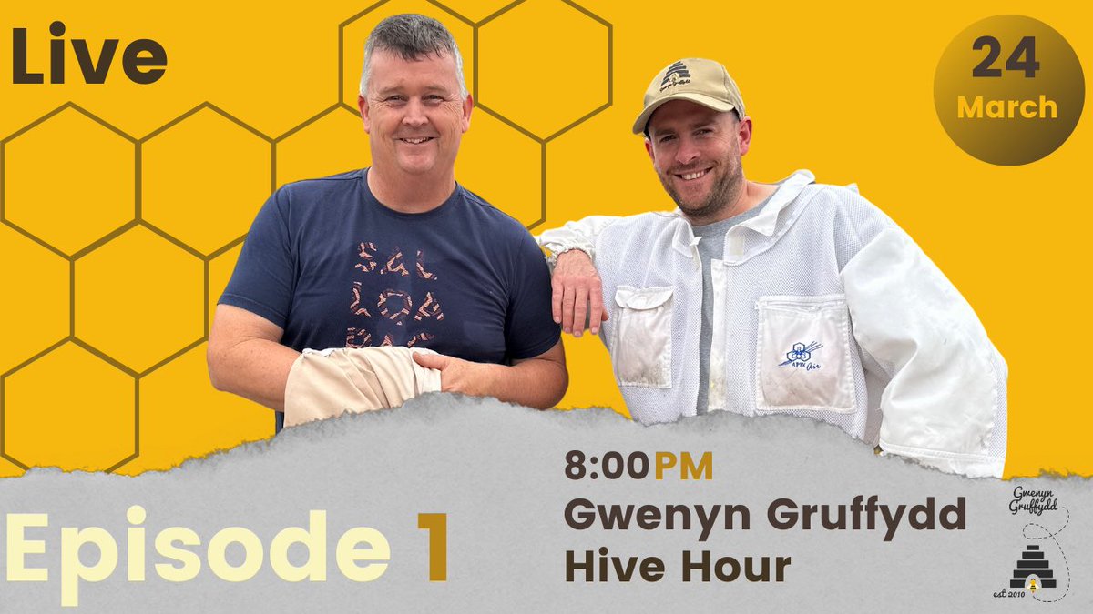 IT’S FINALLY HAPPENING!

Our first ever LIVE is scheduled for tomorrow night - Sunday 24th March at 8:00pm GMT

The aptly named HIVE HOUR with Gruffydd Rees will welcome Richard Noel as guest for the first ever Episode. 

Put your reminders on! Get your cup of tea ready and see