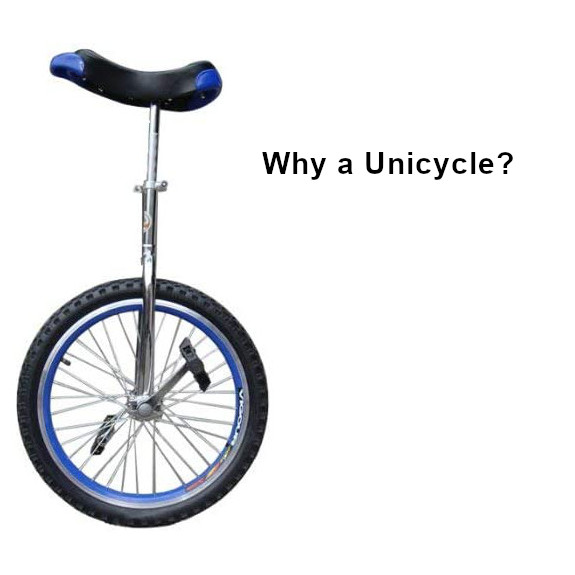 Why a unicycle? I mean, what could that possibly do for your or your friends? Find out at oddgiftfinder.com/unicycle (#unicycle, #unicycling, #bicycling, #cycling, #exercise, #exerciseEquipment, #gym, #gymnasium, #physicalFitness, #fitness, #skill, #skillBuilding)