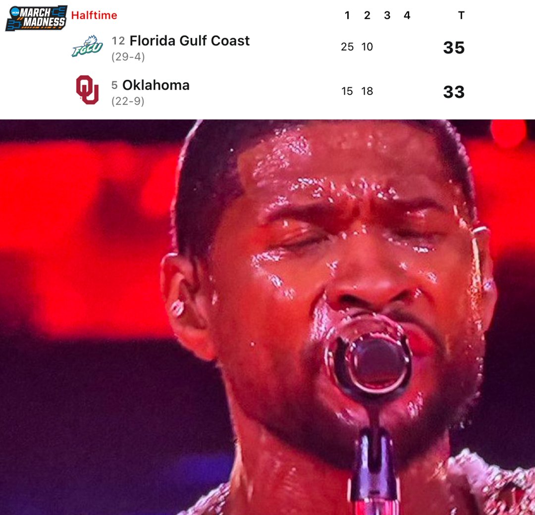 MarchMadnessWBB's tweet image. CLOSE GAME AT THE HALF 😅

#MarchMadnessMBB