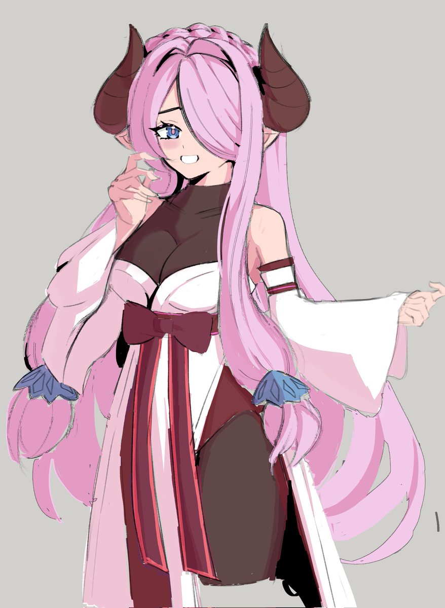 Kimono Narmaya Doodle #グラブル #GranblueFantasy