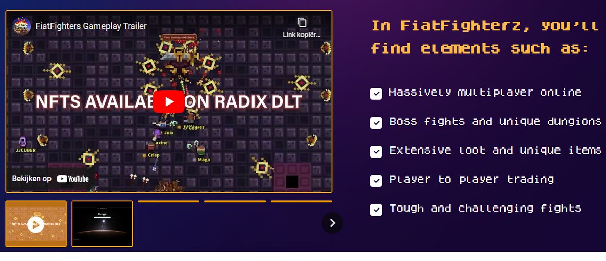 CryptoNoval's tweet photo. Dive into @FiatFighterz with their thrilling gameplay trailer! Join forces with friends, conquer dungeons, and battle against Fiat King. Get ready for an #radically play-to-earn experience! #FiatFighterz #PlayToEarn #MMO #RADIX #P2E #Cryptogames $FIAT
https://t.co/2L9faiCh6U https://t.co/blEWZLlifI
