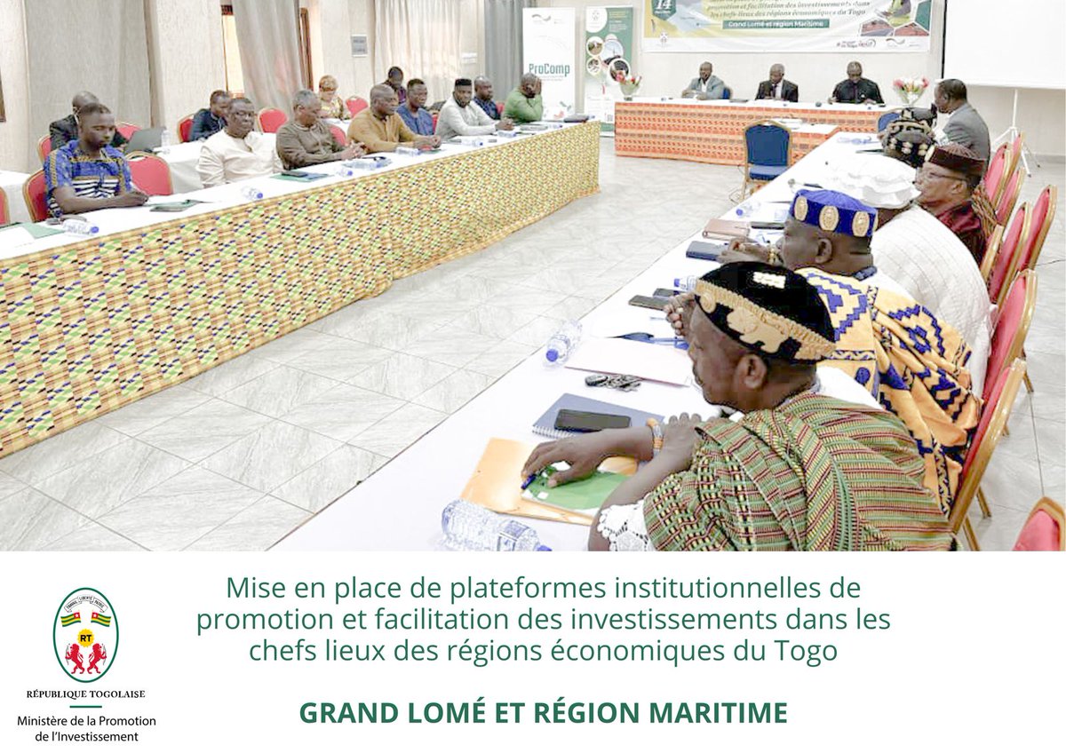 I’m thrilled to announce the launch of the Regional Institutional Platforms for Investment Promotion and Facilitation in #Togo! Partnering with GIZ, our workshops transform local actors into brand ambassadors for their region.
 
#InvestinTogo
#RegionalDevelopment
#ApiZf
#GouvTg