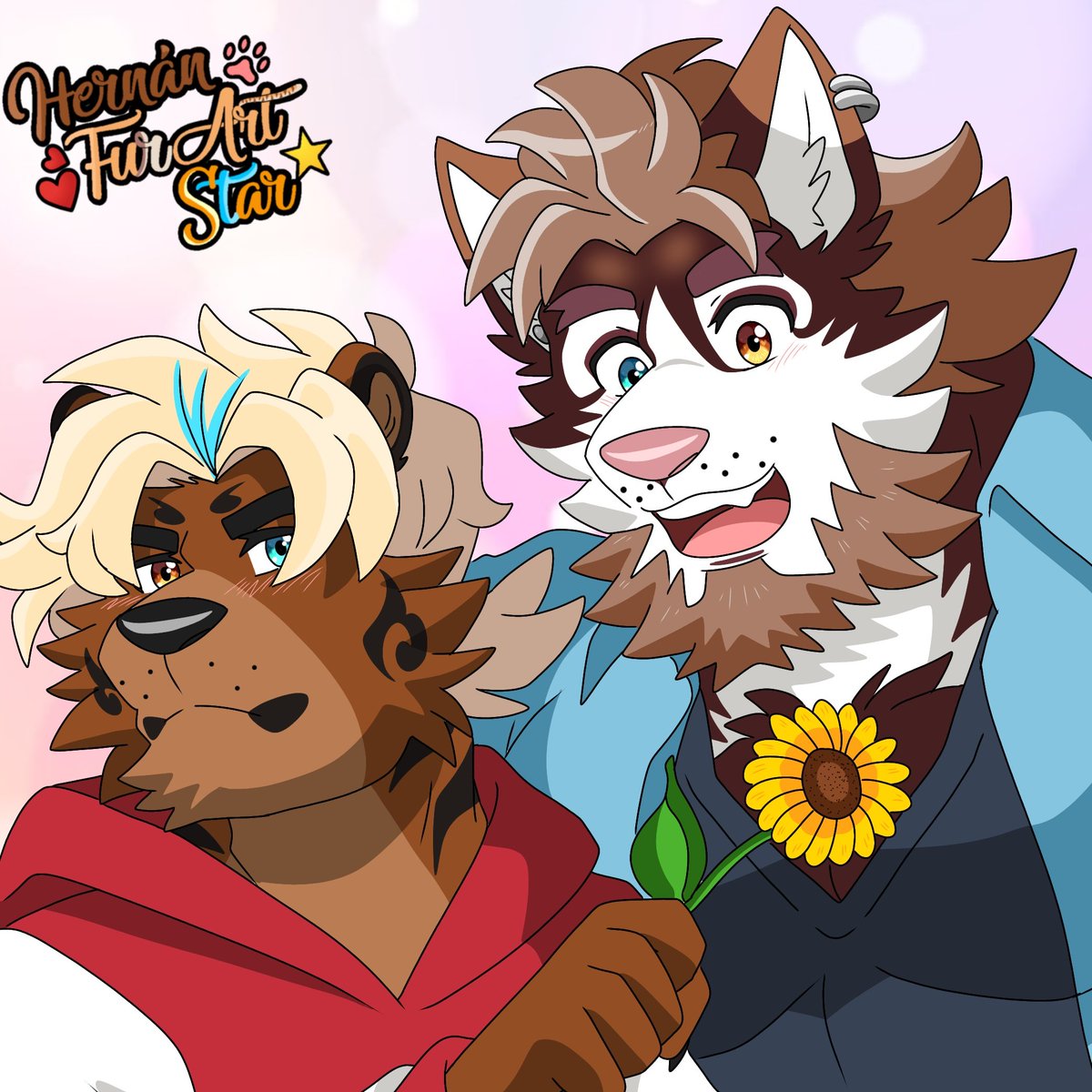 hernan_star's tweet photo. Si está publicación llega a 100 likes revelaré un nuevo personaje para la historia de Omar y Yukina ¿Se animan ? 💖

#Omar #Yukina #Tigerbear #Siberianhusky #StarNightShipping #furryfandom #furryart https://t.co/NyJNJ997oQ