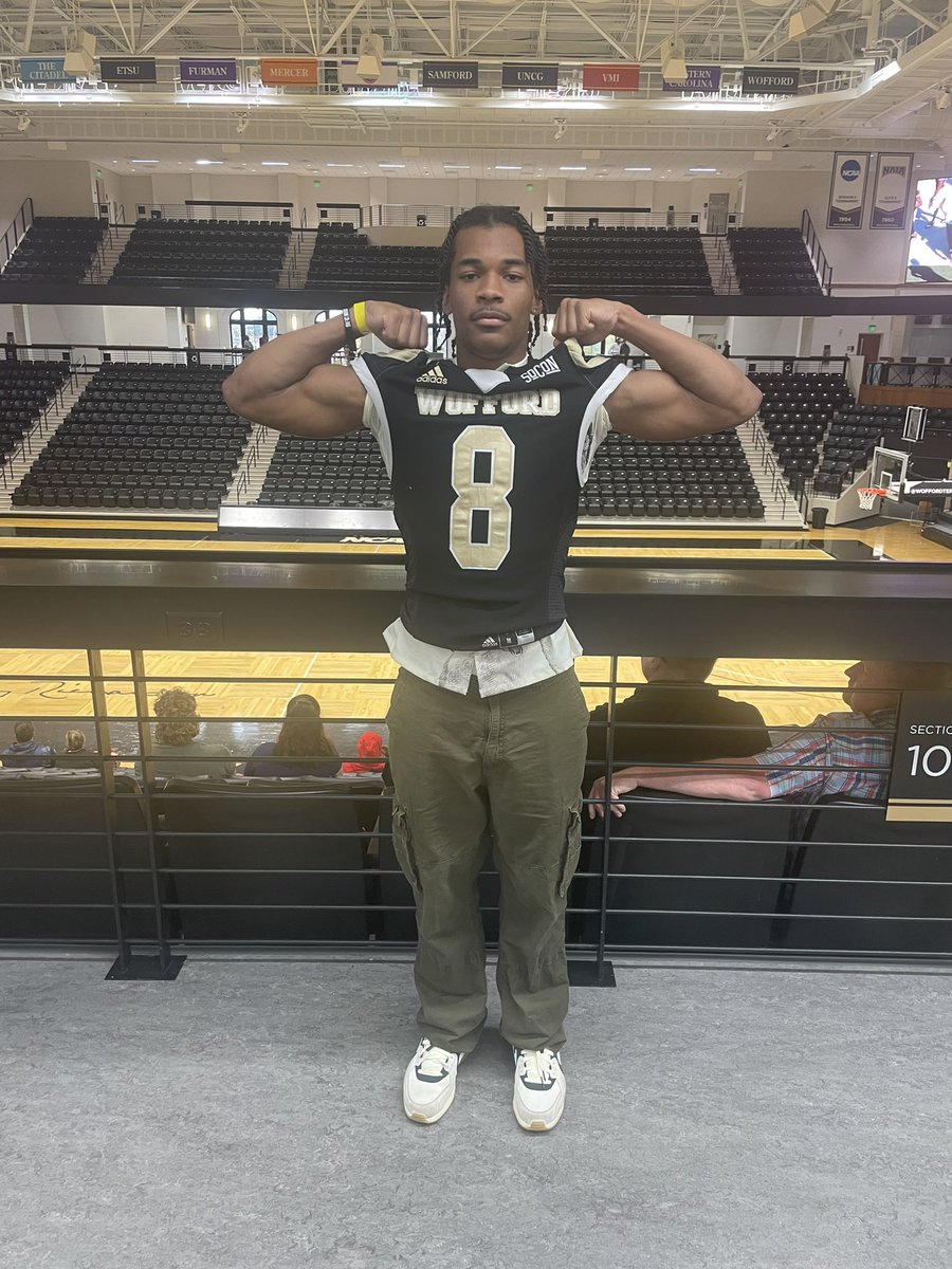 Ezekiel Belcher (@zekthefreak01) on Twitter photo Had a great time at <a href="/Wofford_FB/">Wofford Football</a> junior day!! <a href="/wearewoodmontfb/">Woodmont Football</a> <a href="/SutherlandTy/">Coach Sutherland</a> <a href="/SenoriseP/">Senorise Perry JR</a> <a href="/MickeyCrocker12/">Mickey Crocker</a> Had a great time at <a href="/Wofford_FB/">Wofford Football</a> junior day!! <a href="/wearewoodmontfb/">Woodmont Football</a> <a href="/SutherlandTy/">Coach Sutherland</a> <a href="/SenoriseP/">Senorise Perry JR</a> <a href="/MickeyCrocker12/">Mickey Crocker</a>
