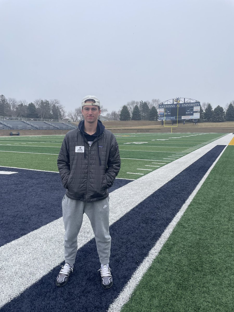 Thank you to @coachscholten for having me out to a great junior day!