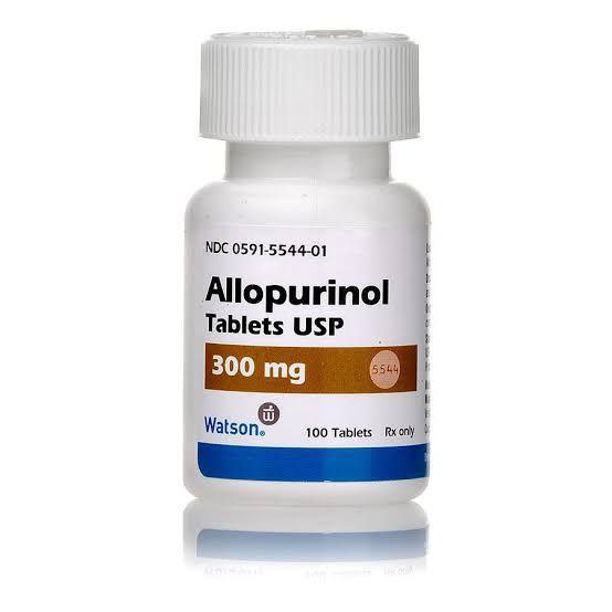 💢 يستخدم دواء النقرس الـ Allopurinol لمعالجة حصوات الكلى الـ Nephrolithiasis فقط في حال 👈🏼 كانت حصوات الكلى من نوع : 1️⃣ الـ Calcium oxaalate 2️⃣ الـ Uric acid