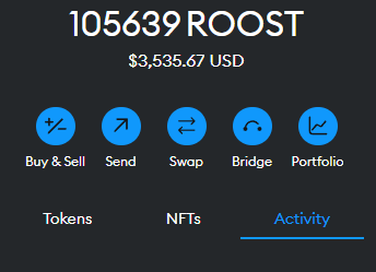 hasula77's tweet photo. got $ROOST airdrop https://t.co/7sqJAqNXjS https://t.co/y7EfDlcnrB