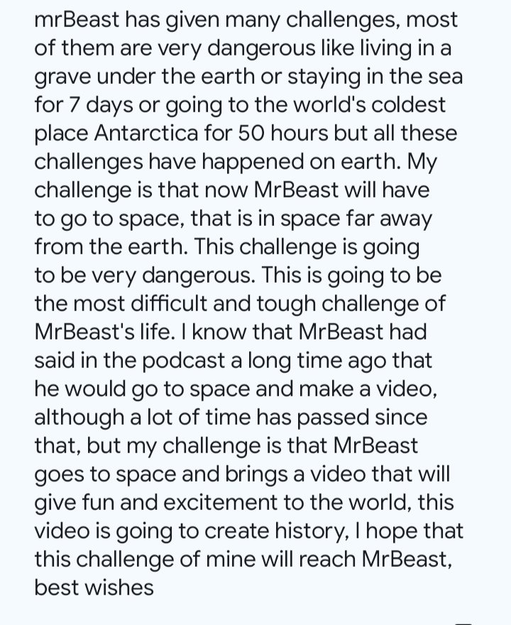 MakwanaSha68914's tweet image. it's time to go to space 🌌🚀@MrBeast @kristyson_ @ChandlerHallow @KarlJacobs_ @Nolan #mrbeast #50day #mrbeastspacechallenge