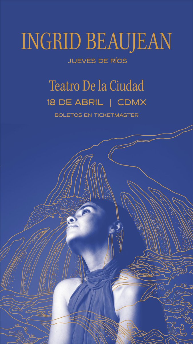 Faltan 3 semanas para encontrarnos en mi concierto en el Teatro de la Ciudad Esperanza Iris compra tus boletos en taquilla o a través de Ticketmaster ticketmaster.com.mx/ingrid-beaujea…