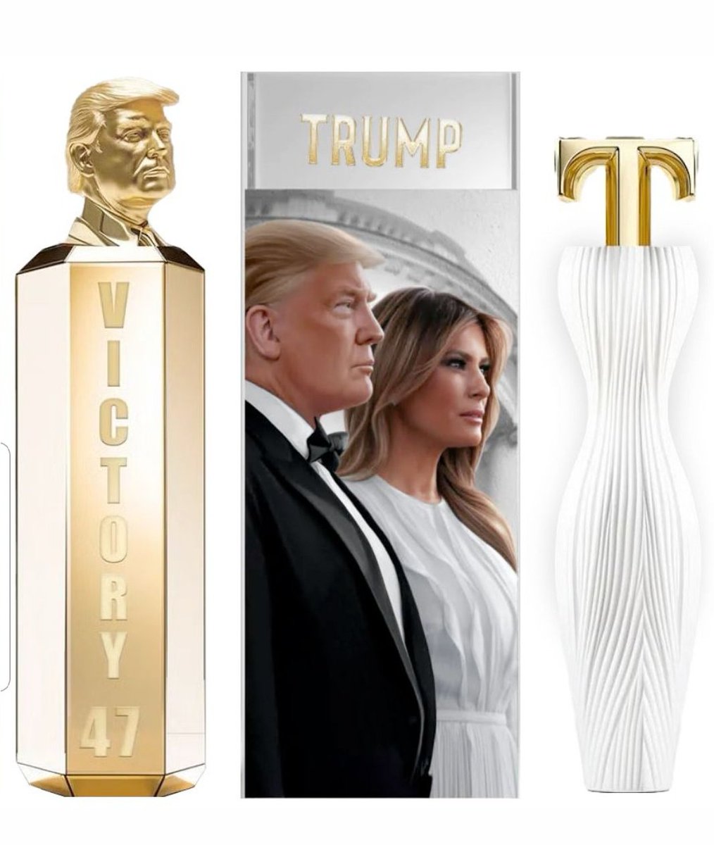 There is no way that Melania Trump approved that likeness of her that is featured on Trump's perfume. It's awful. And why do the men get the bust of Trump on their bottle but the women just get a 'T?'