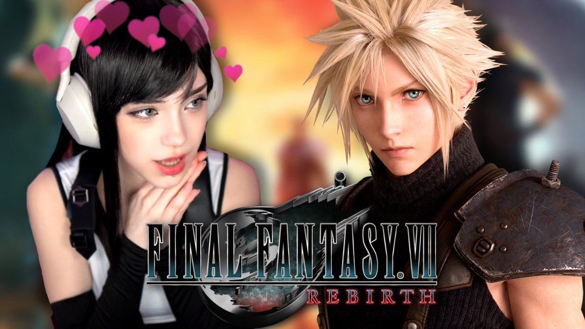 New YouTube video! Part one of our final fantasy Vii rebirth Playthrough! (In cosplay too) plz go show it some love🥺❤️ youtu.be/gWblQZLNu0s?si…