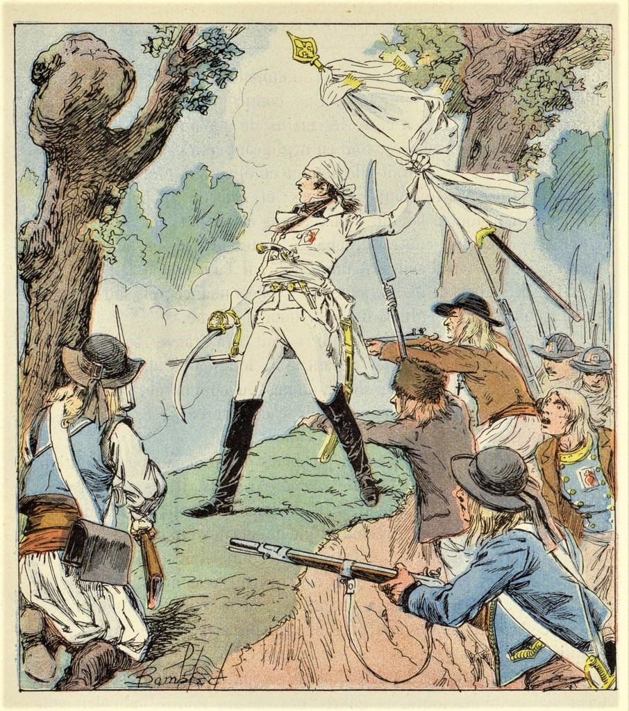 On this day in 1796, the famous (or infamous) royalist rebel François de Charette was captured by the republicans. He coined the phrase 'you can't make an omelet without breaking eggs,' which tells you something about his methods. Still, Napoleon praised him as a military genius.