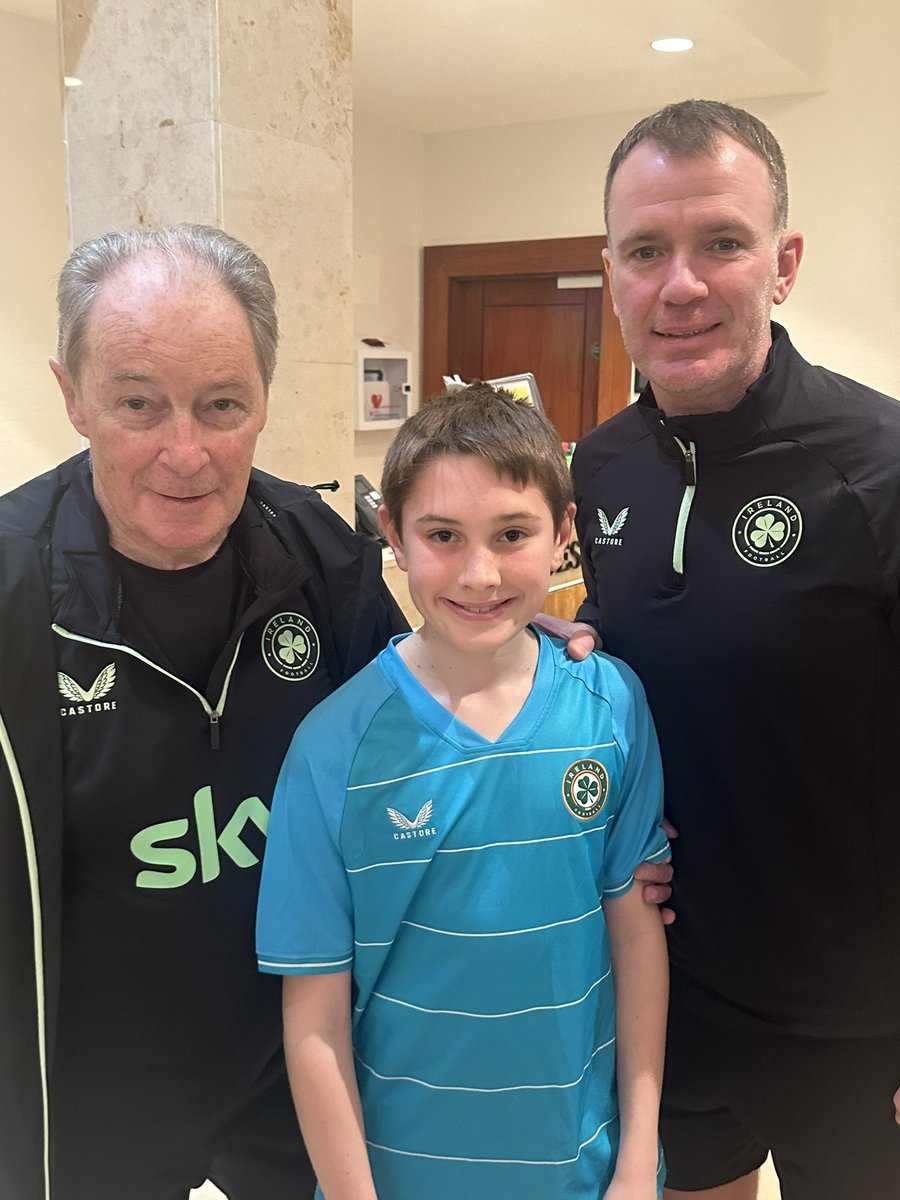 Great to catch up with a pair of @FAIreland legends