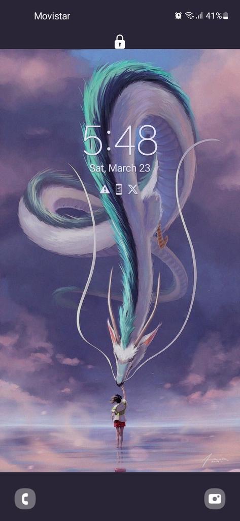 kid613's tweet photo. @ghiblipicture My locked screen. https://t.co/cinSmBk5nA