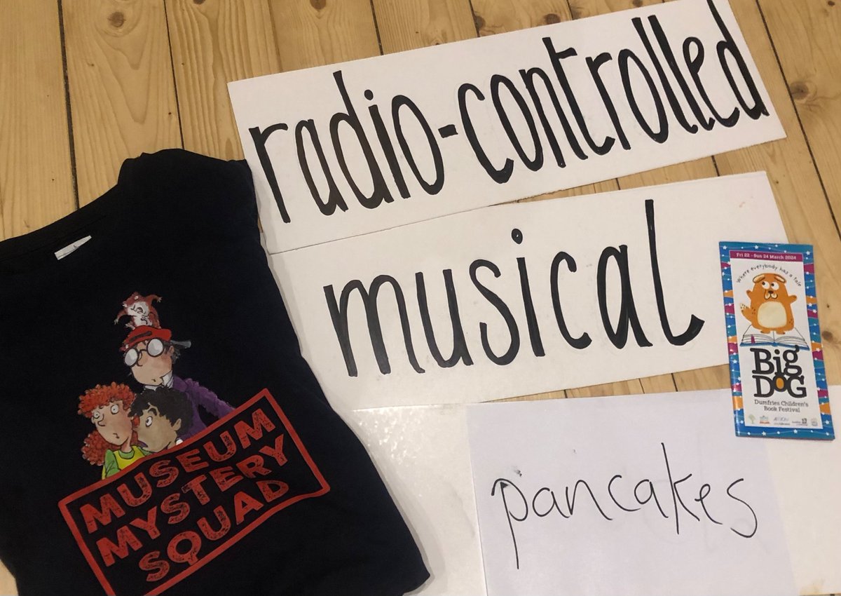 Great fun event with a lovely crowd in Dumfries <a href="/BigDoGFest/">Big DoG 🐾🐾</a> The Museum Mystery Squad back in action and the top invention of the day goes to the Radio Controlled Musical Pancakes.  <a href="/DiscoverKelpies/">DiscoverKelpies</a>