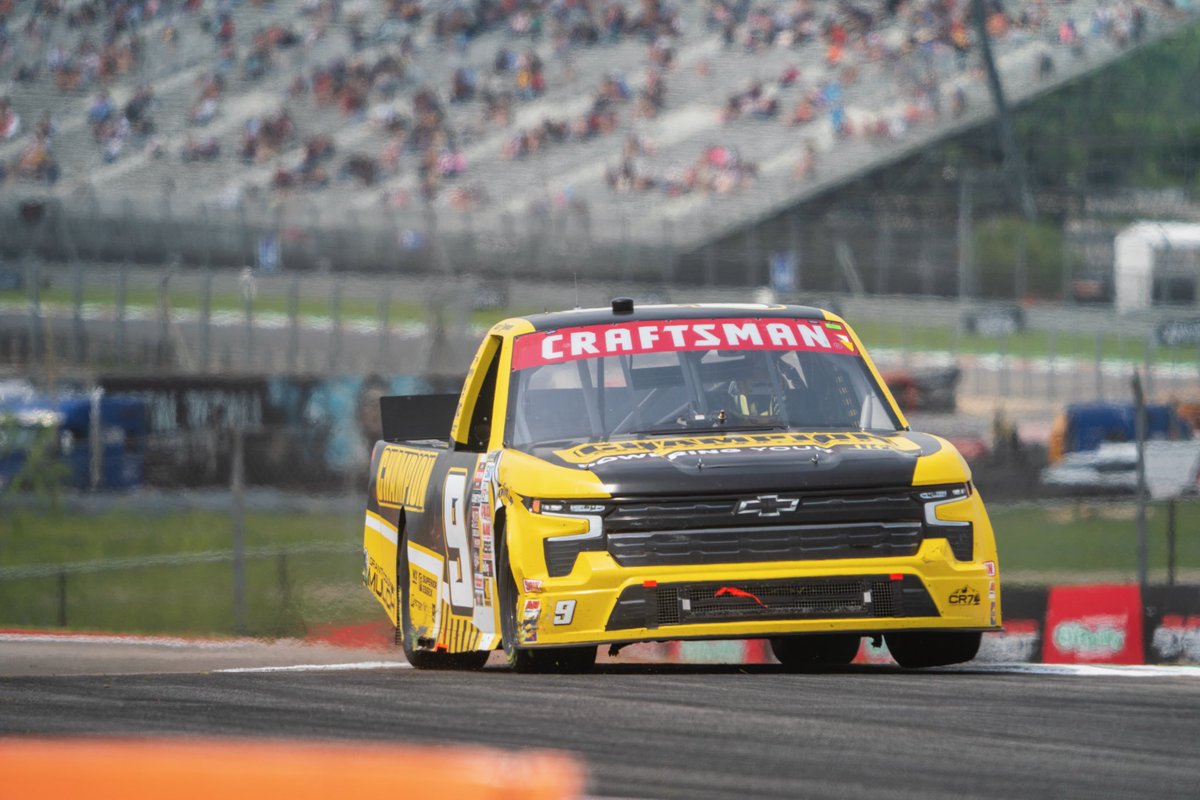 Overall a rough day @COTA it was a struggle, but we salvaged a 12th place and we won’t give up. Thanks for all the hard work from our @Cr7Motorsports guys, and I can’t wait to get to martinsville in a couple weeks. Thanks @ChampionPowerEQ @TeamChevy