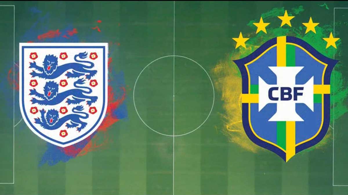 Full Match: England vs Brazil
