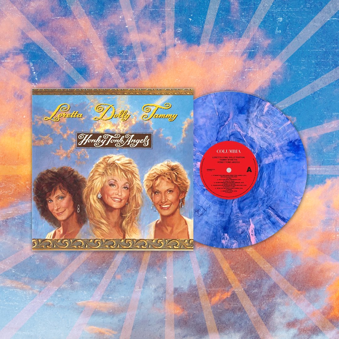 My ‘Honky Tonk Angels’ record is available now on @VinylMePlease! dolly.lnk.to/VMPHTA #VMP #VinylMePlease