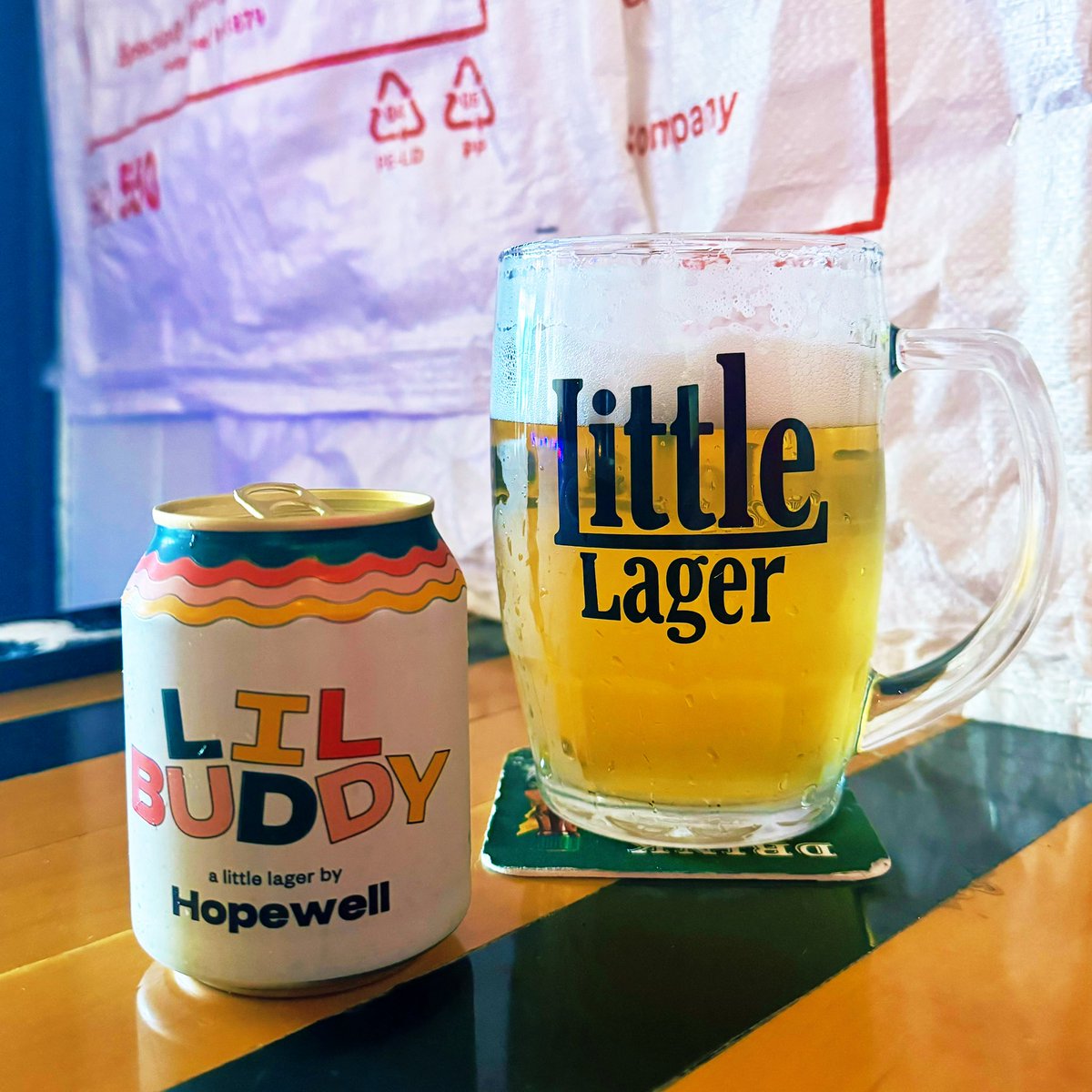 Drinking with another type of Lil Buddy today.