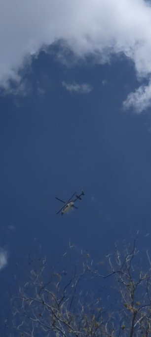 I know this helicopter enjoyed my  sunbathing today .. about 10 circles around my back yard ... I am<a href="/tag/onmfc"class="tags"><span>#onmfc</span></a>