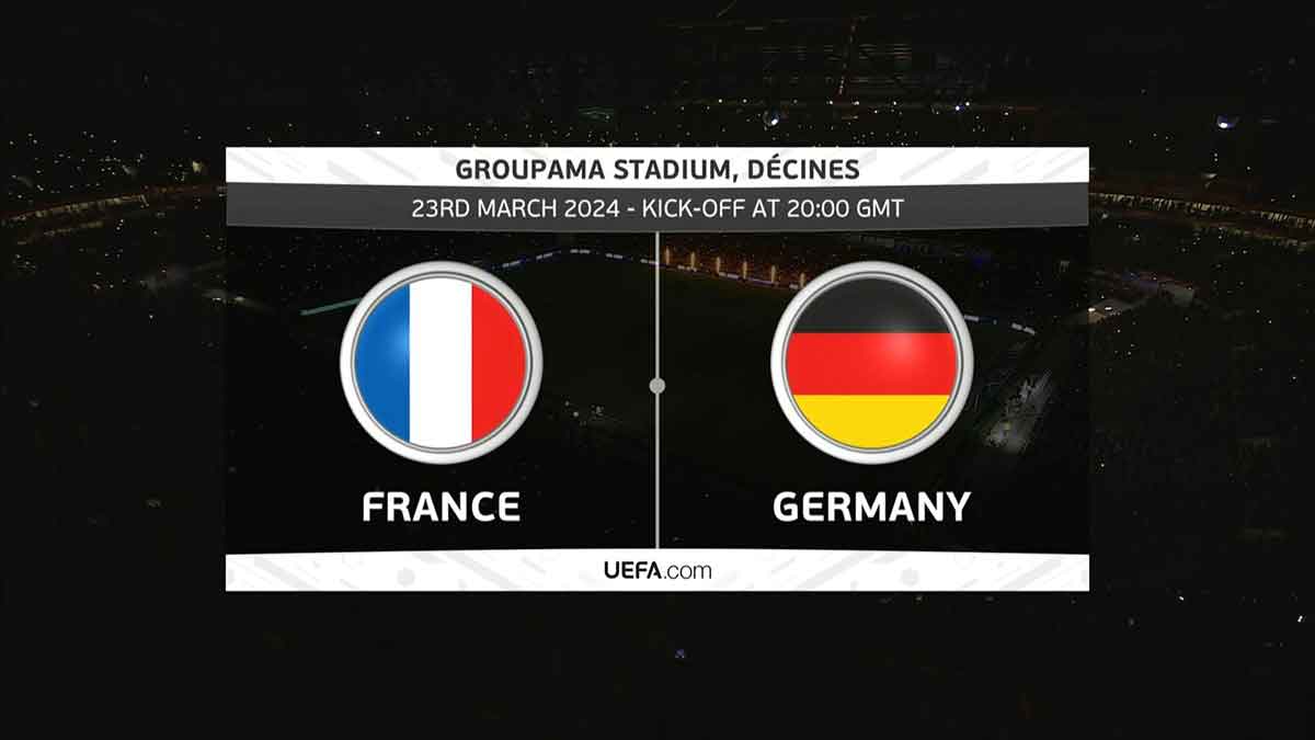 France vs Germany Full Match 23 Mar 2024