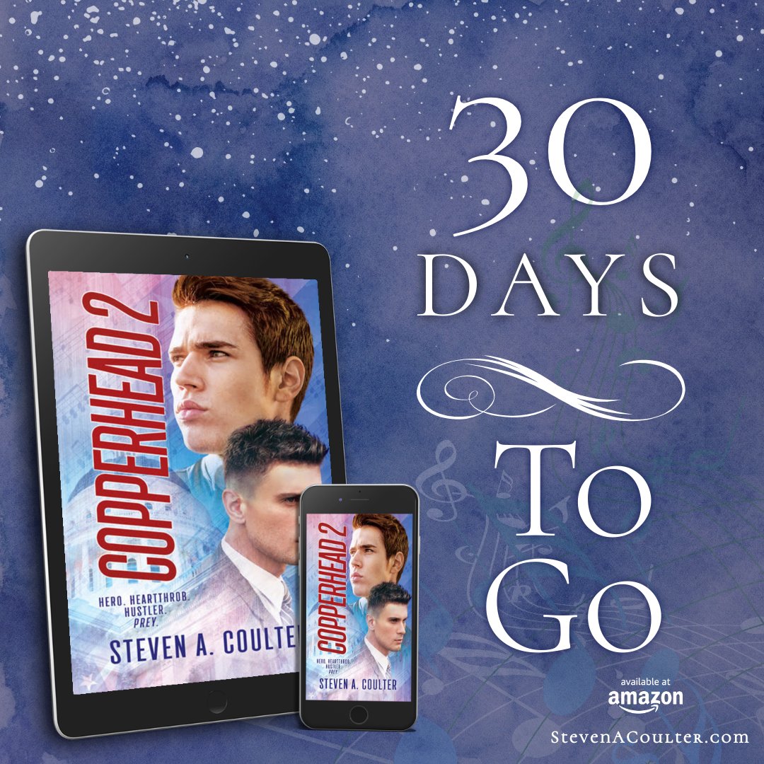 🌟✨ 30 Days to go! Prepare to dive back into the heart-pounding world of Abel Torres with the much-anticipated sequel – 'Hero. Heartthrob. Hustler. Prey.' 
🎤amazon.com/Copperhead2-He…

#Preorder #HeroHeartthrobHustlerPrey #Saga #SuspensefulSequel #ThrillerNovel #AbelTorres